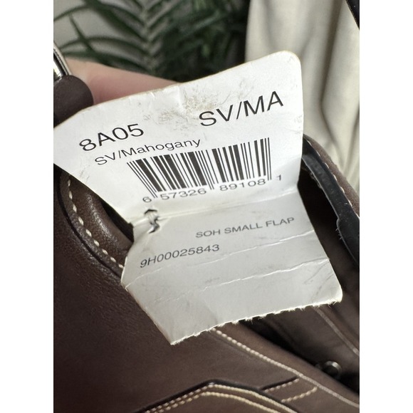 Y2k Coach Soho Small Flap Leather Shoulder Bag Chocolate Brown NWT 2005 - Picture 11 of 11